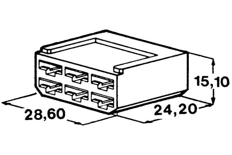 Kryt 6 ks dutinky 6,3 mm - Izolační kryt 6 ks dutinky 6,3 mm<br />Výrobce: IMP - 428996