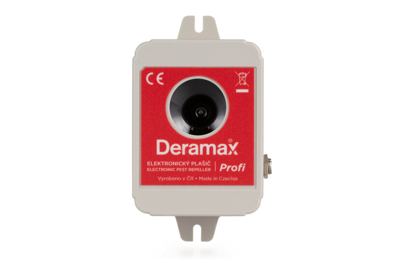 Deramax® Profi - Deramax® Profi
Ultrazvukový plašič kun a hlodavců<br />Výrobce: Deramax - 180440