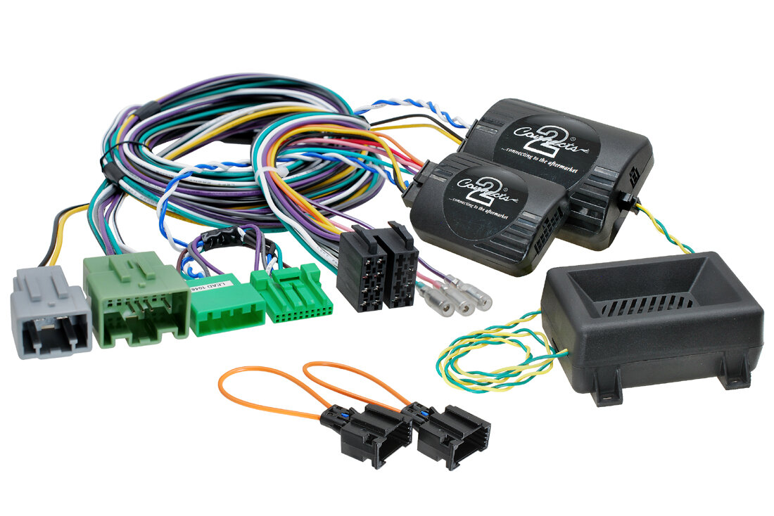 Adapter pro ovladani na volantu Volvo XC90 (06-14) - Adaptér pro ovládání na volantu VOLVO XC90 I. (06-15) s akt.audio systémem a OEM park.čidly<br />Výrobce: Connects2 - 240030 SVL004