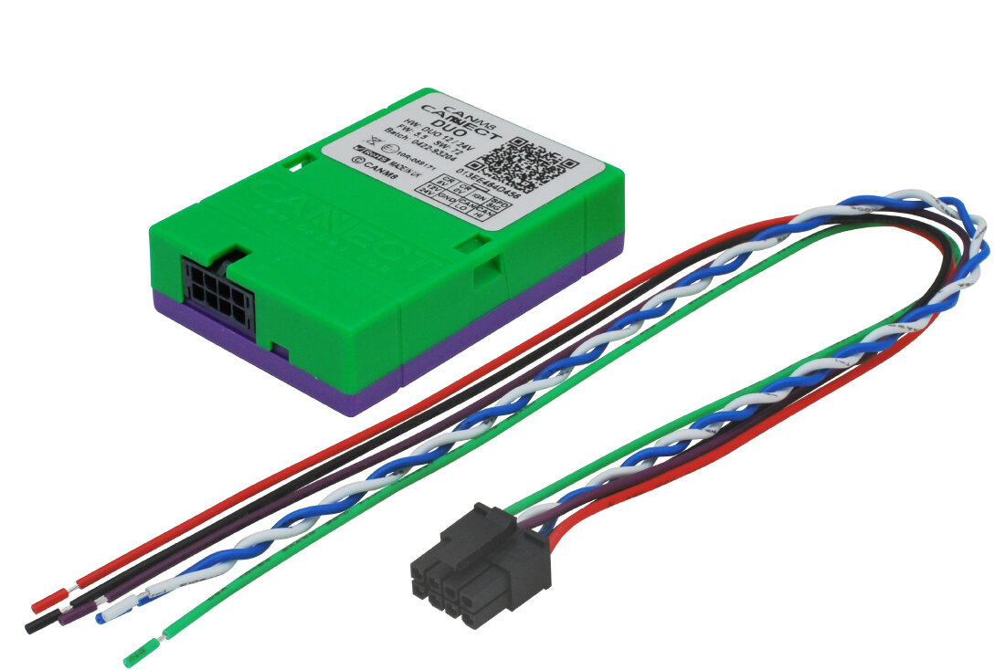 CANM8-DUO - CAN Bus adapter - CAN Bus adaptér, výstup - impulsy, zapnutí zapalování (sv.+15) - 110342