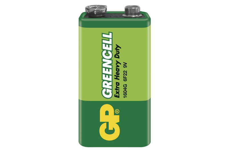 GP Greencell 6F22 zinkochloridova baterie 9V - GP Greencell 6F22 zinkochloridová baterie 9V<br />Výrobce: GP batteries - 110719