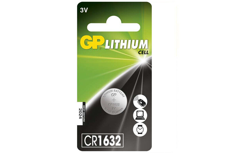 GP CR1632 baterie 3V - GP CR1632 lithiová baterie 3V<br />Výrobce: GP batteries - 110721