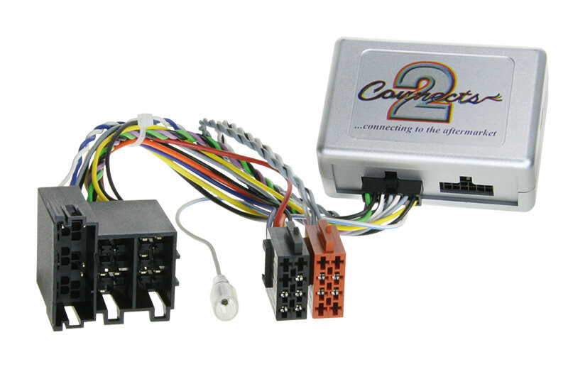 HYUNDAI ix35 (2009->), i40 (2011->), Santa Fe (2013->) / KIA Sportage III (2010-2015). Vše s OEM aktivním audio systémem - Adaptér pro ovládání autorádia z volantu. Výrobce: Connects2 - 240030 SHY006