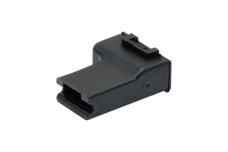 Kryt dutinky 6,3mm cerny - Izolační kryt konektoru faston dutinka 6,3mm černý, balení 100ks<br />Výrobce: IMP - 428985 N
