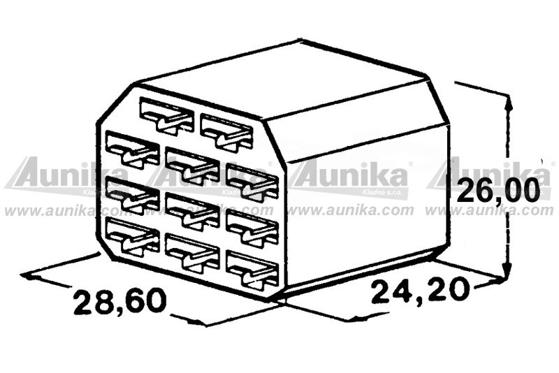Kryt 11 ks dutinky 6,3 mm - Izolační kryt 11 ks dutinky 6,3 mm<br />Výrobce: IMP - 428970