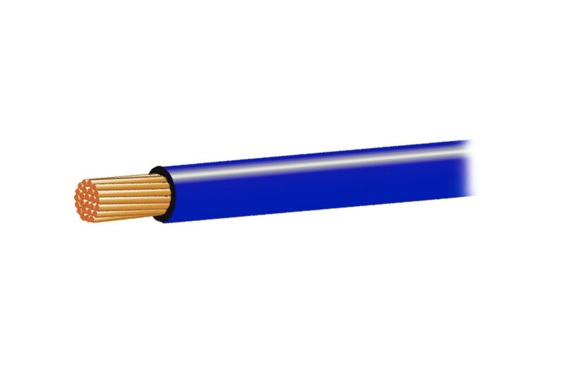 Autokabel 0,75mm2 tmave modry - Kabel H05V-K (CYA) 0,75mm2, role 100m, barva: tmavě modrá<br />Výrobce: - 450002 M