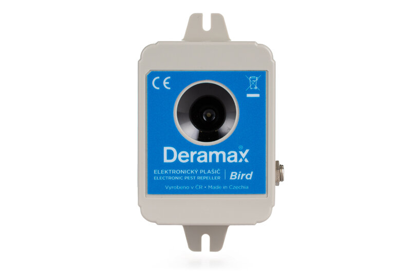 Deramax® Bird - Deramax® Bird
Ultrazvukový plašič ptáků<br />Výrobce: Deramax - 180240