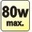 80W max.výkon
