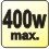 400W max.výkon