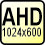 AHD rozlišení 1024x600 obr.bodů