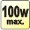 100W max.výkon