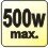 500W max.výkon