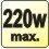 220W maximální výkon