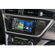 Rámeček autorádia Toyota Auris II. (13-16) s instalovanou 2DIN navigací