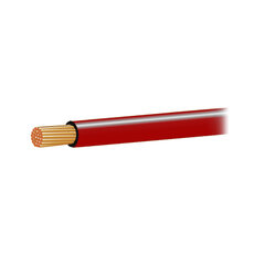 Kabel CYA 0,5mm2 rudý