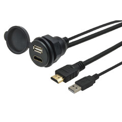 USB / HDMI zásuvka s kabelem