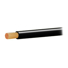 Kabel CYA 0,5mm2 černý
